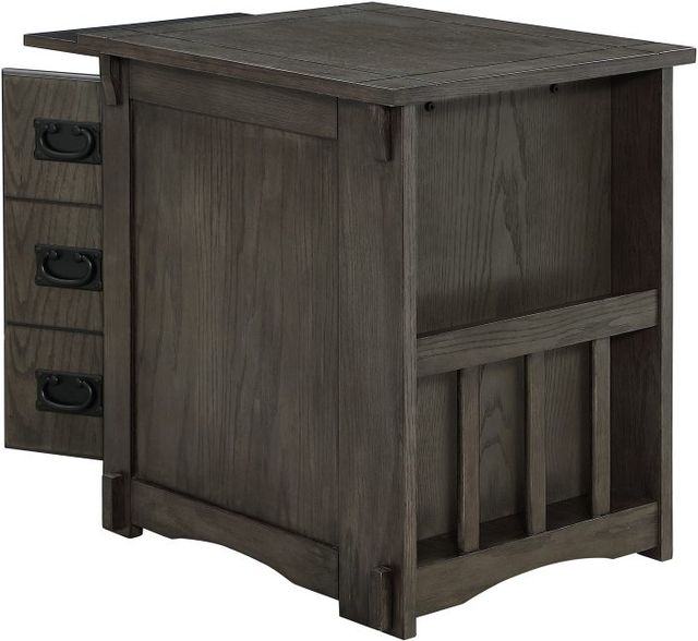Powell® Mission Gray Side Table-4