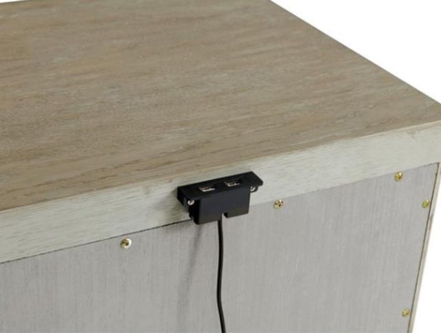 Riverside Furniture Pasadena Casual Taupe 2-Drawer Nightstand-3