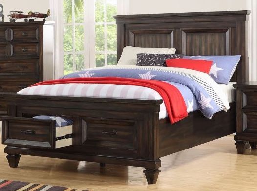 New Classic® Home Furnishings Sevilla 4-Piece Burnished Cherry Twin Youth Bedroom Set-2