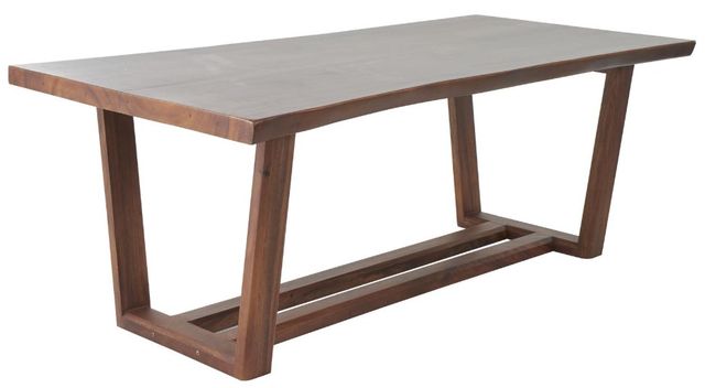 Deco Marche Brown 79'' Live Edge Dining Table-0