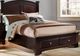 Vaughan-Bassett Hamilton Franklin Merlot King Panel Storage Bed-0