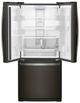 Whirlpool® 19.7 Cu. Ft. Fingerprint Resistant Black Stainless French Door Refrigerator-1