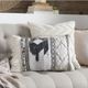 Surya Fleck Denim/Camel 50"x60" Throw Blanket-4