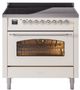 Ilve® Nostalgie II Series 36" Antique White Pro Style Induction Range-0
