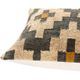 Surya Gada Charcoal 18"x18" Toss Pillow with Down Insert-1