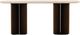 Dovetail Furniture Oja Brown/Cream Console Table-1