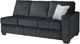 Signature Design by Ashley® Altari 2-Piece Slate Sectional with Ottoman-3