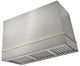 AGA Loge 48" Stainless Steel Wall Mounted Range Hood with Antique Brass Trim-0
