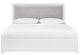 Signature Design by Ashley® Raechalla Gray/White King Upholstered Panel Bed-3