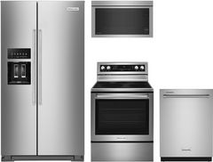 KitchenAid® 4 Piece Stainless Steel Kitchen Package