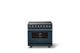 Viking® 5 Series 36" Squall Pro Style Induction Range with Brushed Brass Trim-3