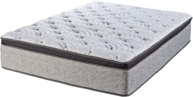 Restonic® Park City 13.5" Wrapped Coil Plush Euro Top King Mattress-0