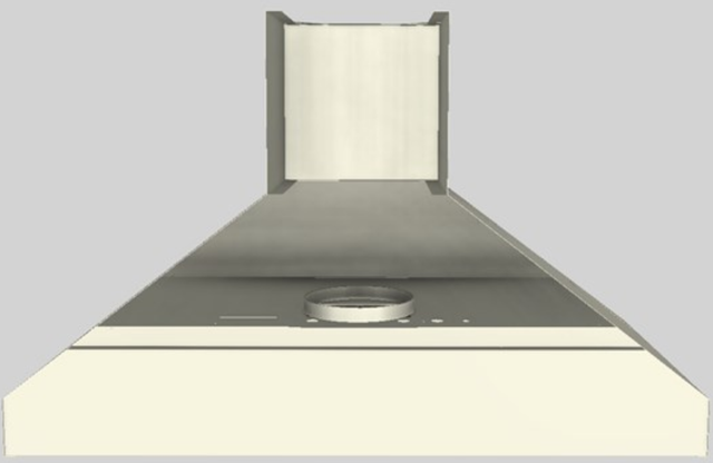 Vent-A-Hood® 48" Biscuit Wall Mounted Range Hood-1
