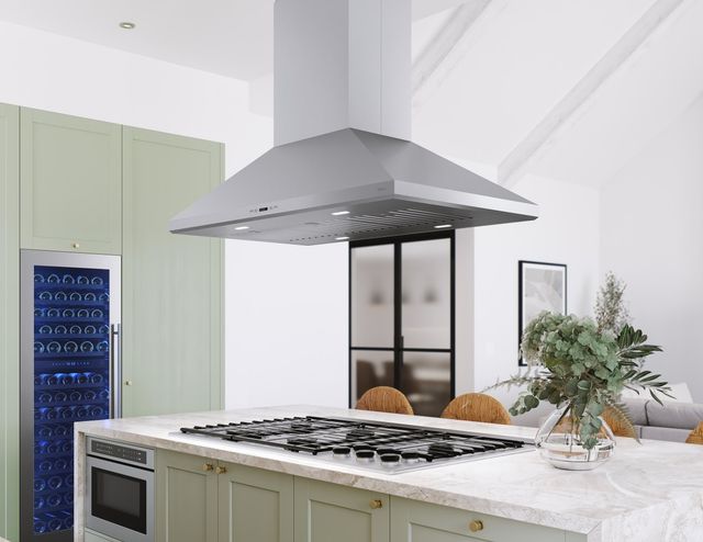 Zephyr Siena Pro 48" Stainless Steel Island Range Hood-2