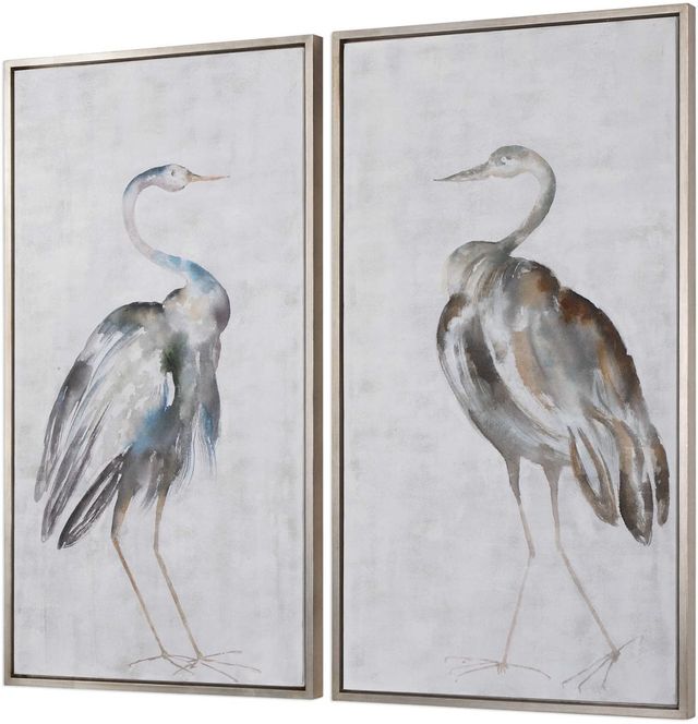 Uttermost®  2-Piece Summer Birds Hand Painted Canvases Set-2