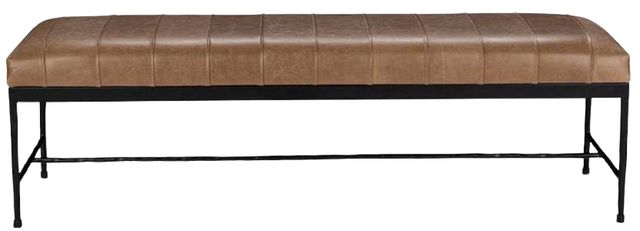 Classic Home Madeleine Taupe Bench-2
