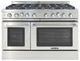 Capital Cooking™ Classic Chef 48" Stainless Steel Sealed Burner Pro Style Gas Range-0