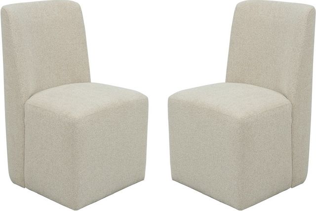 Flexsteel® Waterfall 2-Piece Ebony Upholstered Dining Chair Set-0
