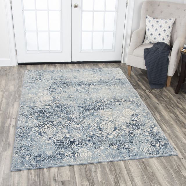 Rizzy Home Gossamer Light Blue 8' x 10' Rug-3