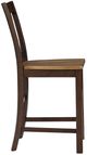 Signature Design by Ashley® Anixburg Dark Brown/Light Brown Bar Stool-2