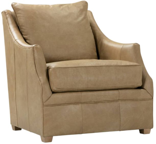 Rowe® Customizable Kara Leather Chair-0