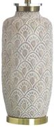 Stylecraft White Wash Taupe Table Lamp-2