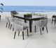 CabanaCoast® Customizable Gambrel Synthetic Fiber Outdoor Dining Chair with Back Cushion-4