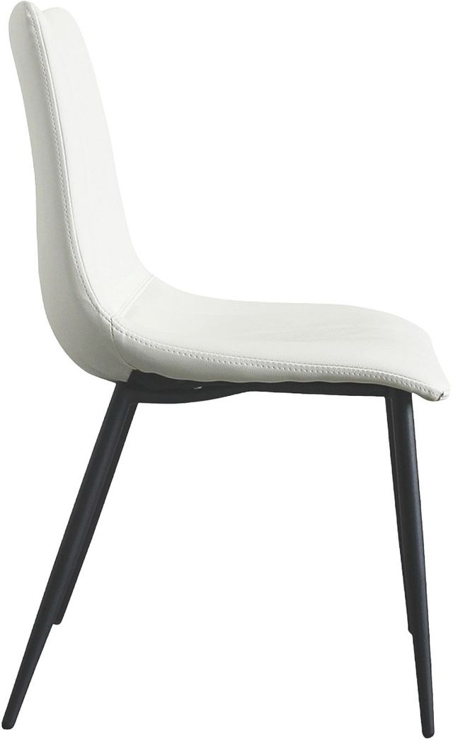 Moe's Home Collection Alibi 2-Piece Ivory Dining Chair Set-2