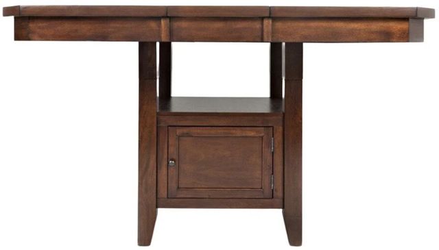 Jofran Inc. Manchester Merlot Square High-Low Dining Table-2