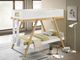 Coaster® Frankie Natural/White Twin Over Twin Bunk Bed -2