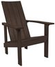 C R Plastics Modern Chocolate Adirondack Chair-0