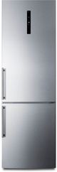 Summit® 10.6 Cu. Ft. Stainless Steel Counter Depth Bottom Freezer Refrigerator -0