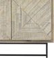 Armen Living Peridot Black/Natural Sideboard Buffet -4