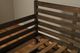 Kodiak Furniture Boho Linen Stone/Rustic Walnut Twin Daybed with Mattress -4