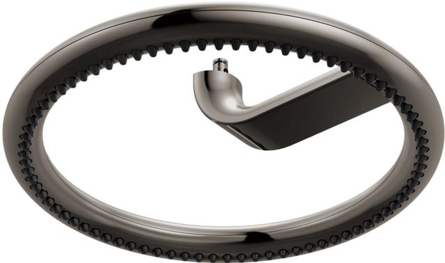 Brizo Roccesco™ Brilliance® Black Onyx Single-Function Halo Raincan Shower Head-0