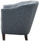Olliix by Madison Park Slate Blue Fremont Barrel Arm Chair-1