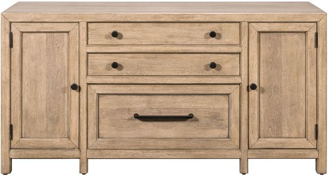 Liberty Furniture Proximity Place 5-Piece Barley Buff Junior Executive Set-3