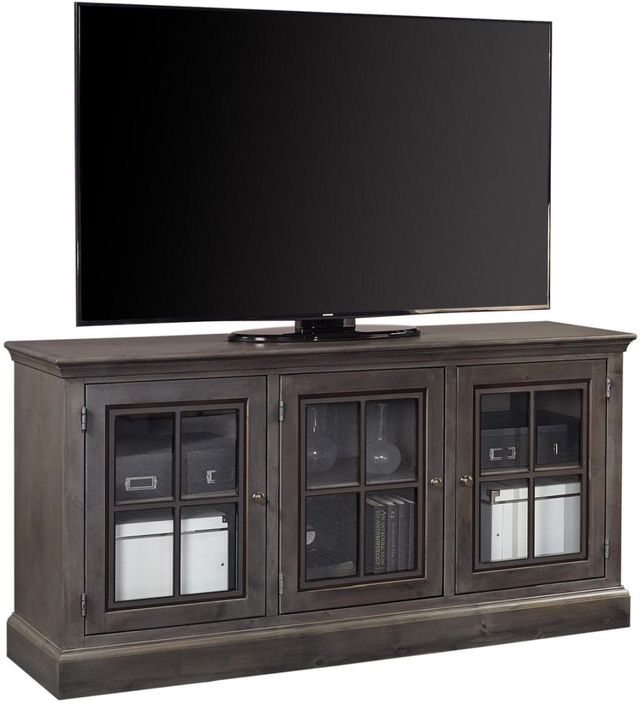 aspenhome® Churchill Ghost Black 66" Console with 3 Doors-0