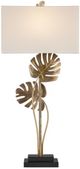 Currey & Company Heirloom Antique Brass/Black Console Table Lamp-2