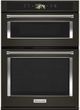 KitchenAid® 30" Black Stainless Steel with PrintShield™ Finish Smart Electric Built In Oven/Micro Combo-0