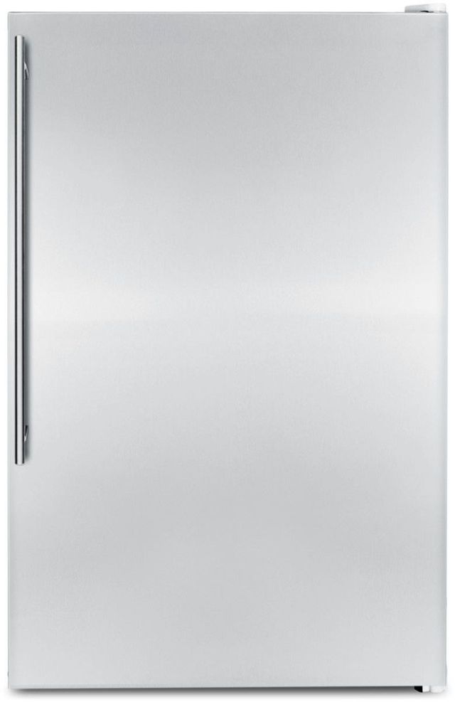 Summit® 5 Cu. Ft. Stainless Steel Upright Freezer-0