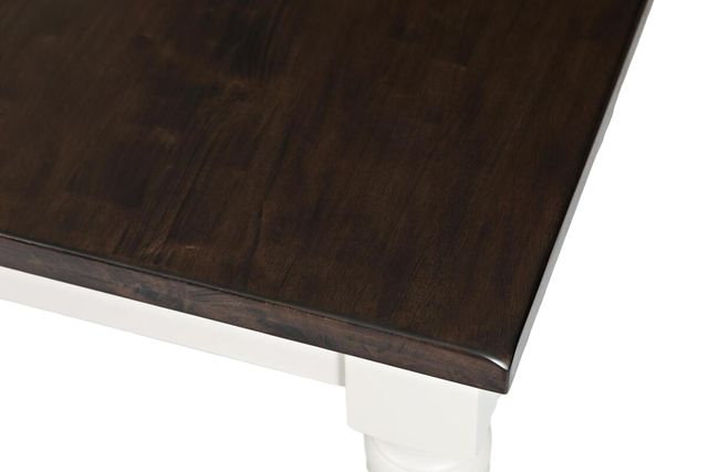 Jofran Inc. Orchard Park Brown Rectangular Extension Table with Light Gray Base-3
