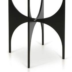 StyleCraft Austin Black Side Table-2