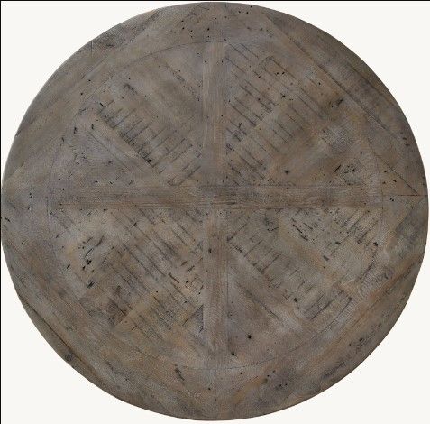 Null Furniture Aria Gray Wash Round Cocktail Table-1