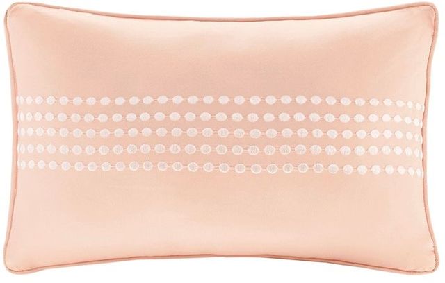 Olliix by Madison Park Essentials Peach Twin Merritt Reversible Complete Comforter and Cotton Sheet Set-4