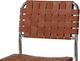 Moe's Home Collection Moma 2-Piece Brown Leather Dining Chair Set-4