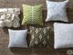 Harp & Finial® Reed Ivory Felt Petals Pillow-2