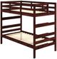 Donco Kids Promo Shaker Dark Cappuccino Youth Twin/Twin Bunkbed-2