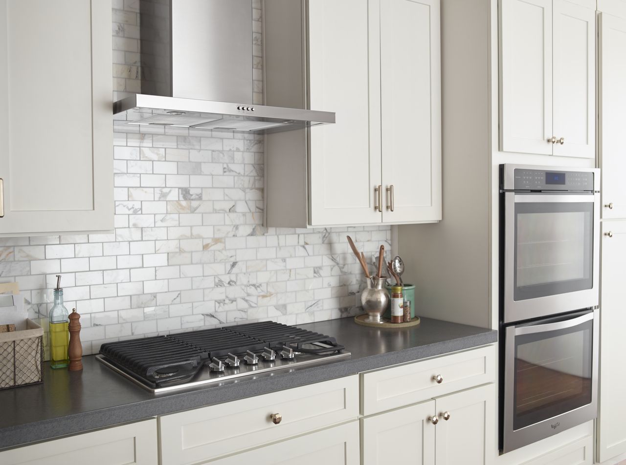 30" Stainless Steel Wall Mount Flat Range Hood - Thumbnail 3