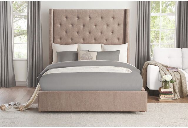 Mazin Furniture Fairborn Brown Full Panel Bed-2
